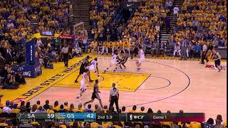 Kawhi Leonard Draws The Defense For Danny Green