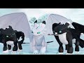 The night lights in winter  blender 3d animation