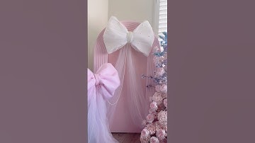 Recreating my favorite Tulle bow but with poly foam this time!