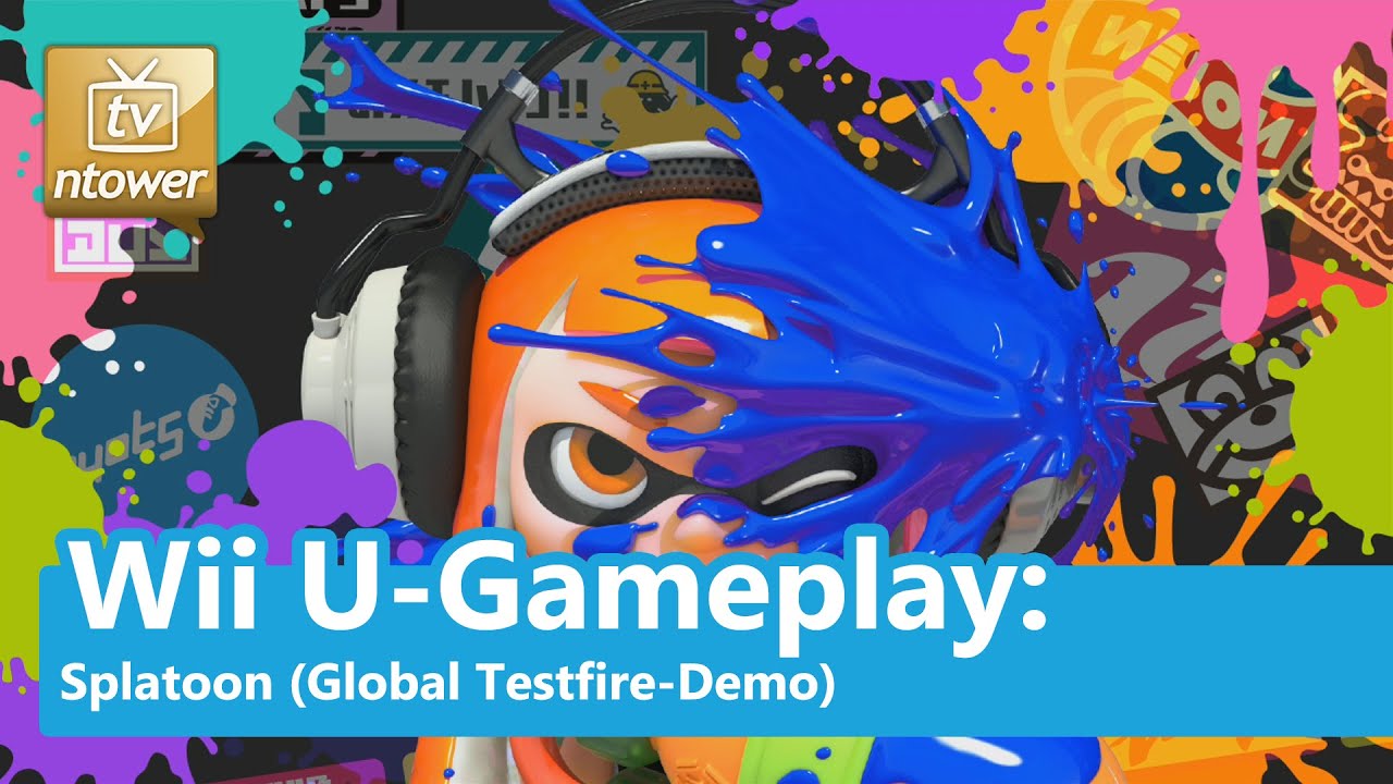 Wii U-Gameplay: Splatoon (Global Testfire-Demo) - YouTube