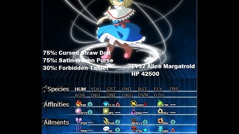 Labyrinth of Touhou 2 New game+ Hard Mode boss 29: Alice Margatroid