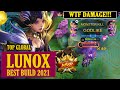 INSANE DMG! LUNOX BEST BUILD 2021 | TOP 1 LUNOX BUILD | MOBILE LEGENDS