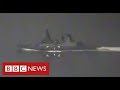 BBC journalist reports from British warship as Russia “fires warning shots” - BBC News