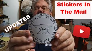 Mail, Stickers, Some New Video Equipment and some General Updates