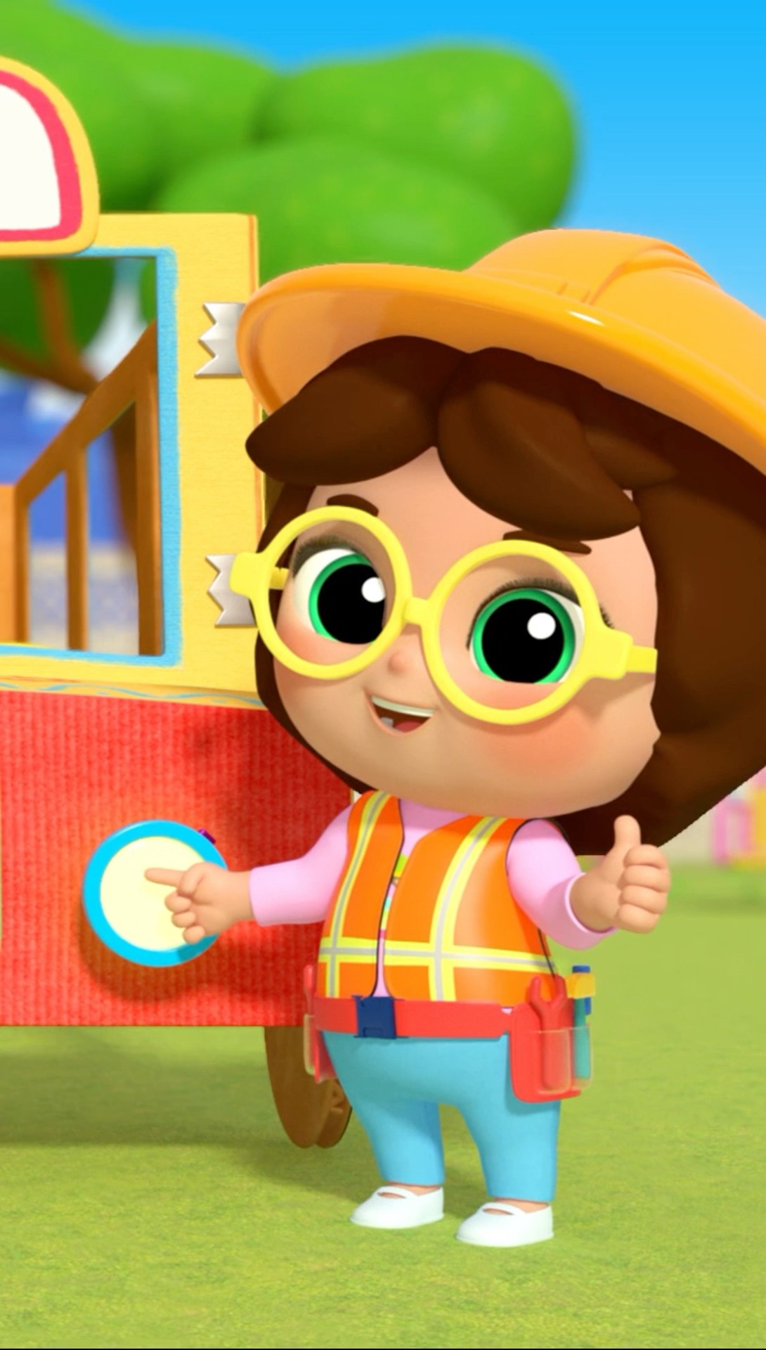 The LIGHTS on the BUS go ON and OFF! Learn Opposites! ?  #babyjohn #shorts