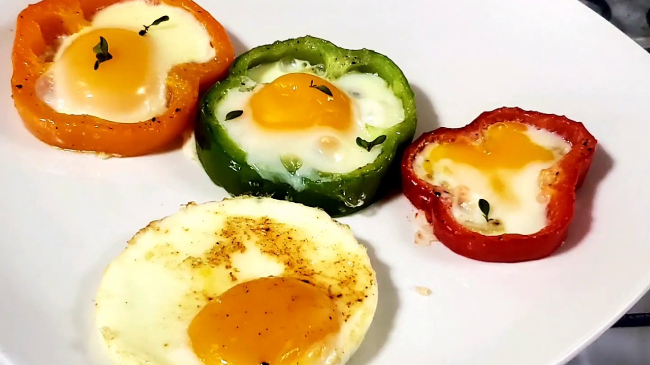 Bell pepper baked eggs YouTube
