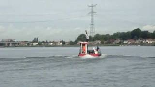 Ihc Dmc 1050 Workboat Sailing On The River Merwede Part 2