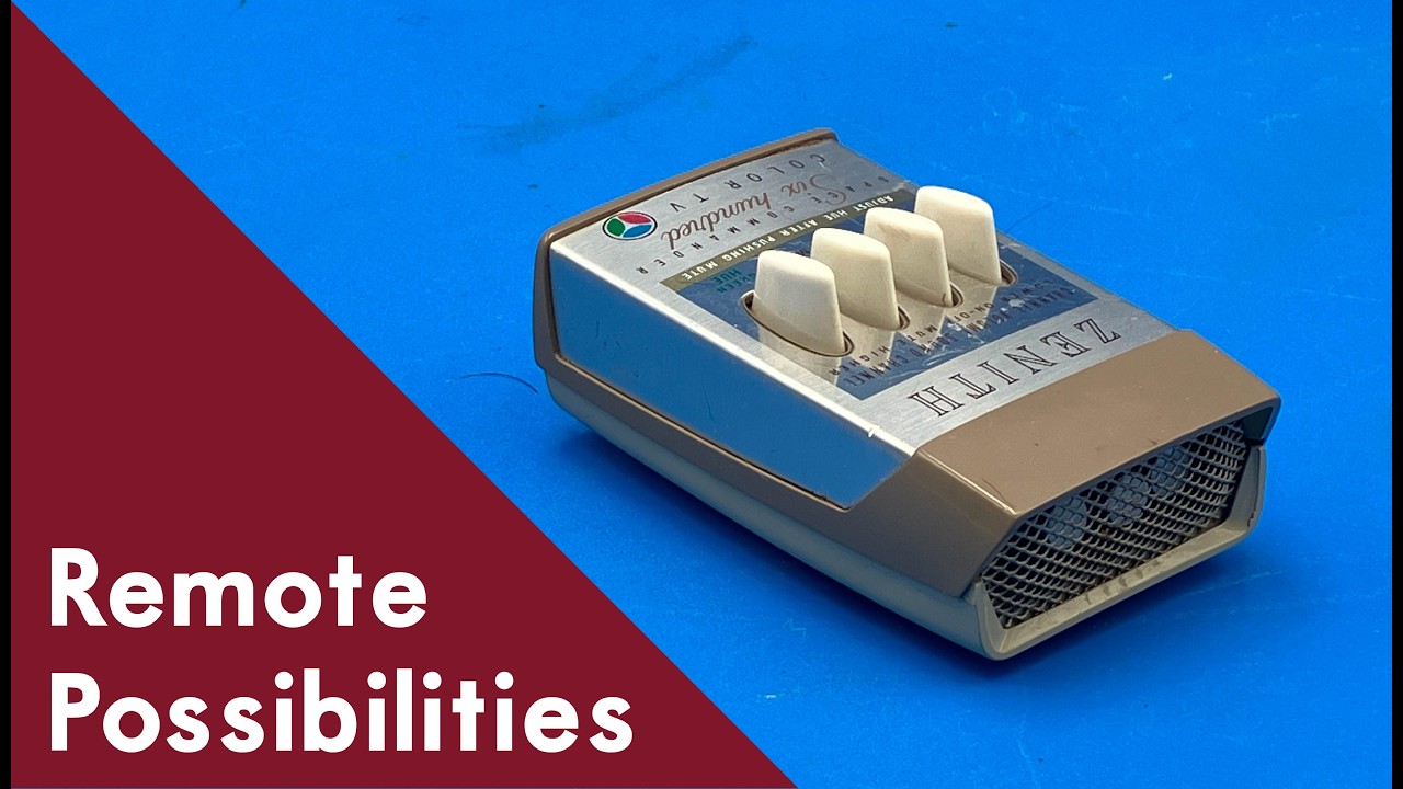 Zenith Space Command TV Remote: the Original 'Clicker' - YouTube