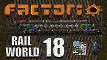Factorio [0.17] - Rail World Ep. 18 - Purple Science coming in hot