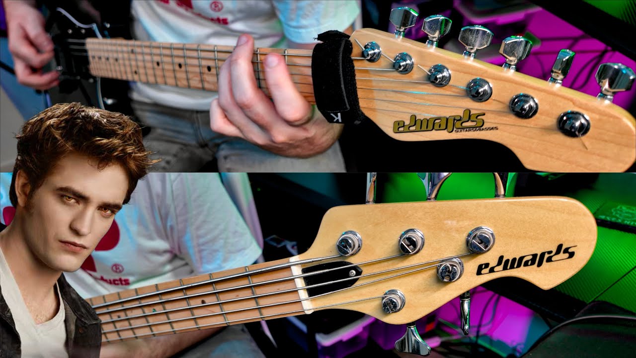 ESP Edwards Snapper and 5 String Bass heavy play through.