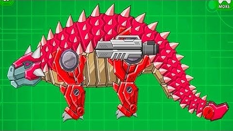 Dino Robot Corps - Robot ANKYLOSAURUS - Android Full Game Play