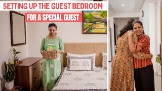 Setting Up the Cozy Guest Bedroom for a Special Guest | Prepared Homemade Ghee Diya Batti at Home