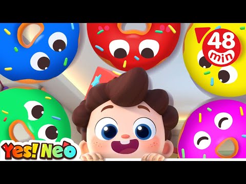 Neo Makes Yummy Donuts | Counting 1 to 5 | Numbers Song | Kids Songs | Starhat Neo | Yes! Neo