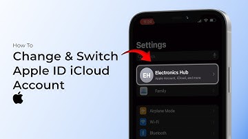 How to Change  Switch Apple ID iCloud Account on iPhone?