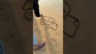 Draw a car using +00 #art #shorts