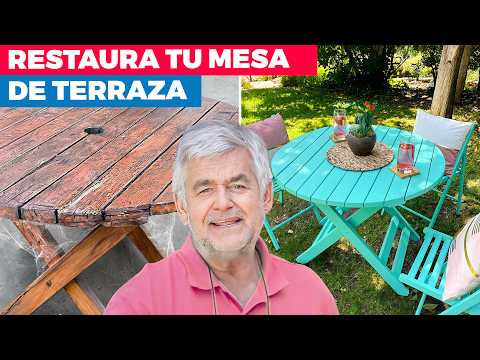 Cómo restaurar los muebles de tu terraza