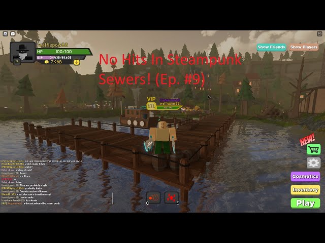 No Hits On Steampunk Sewers No Hit Series Ep 9 Dungeon Quest Litetube - roblox nightmare in the sewer