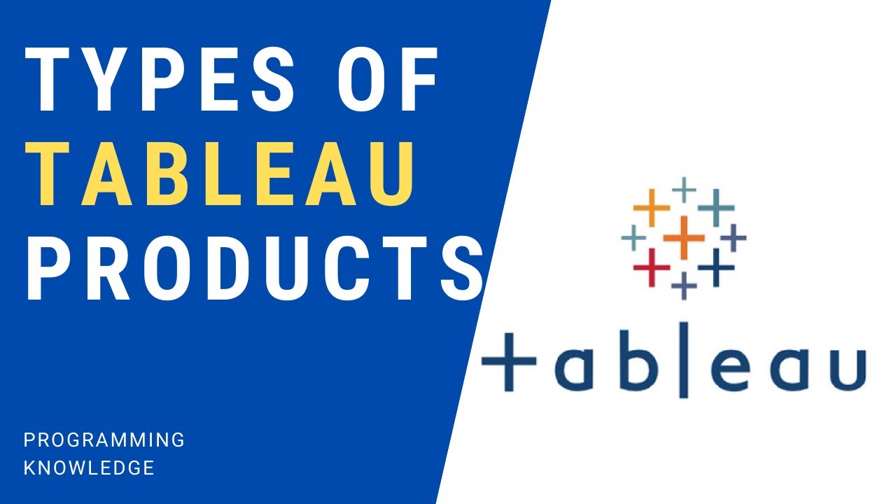 Tableau Tutorial for Beginners 2 - Tableau Products | Types of Tableau Products