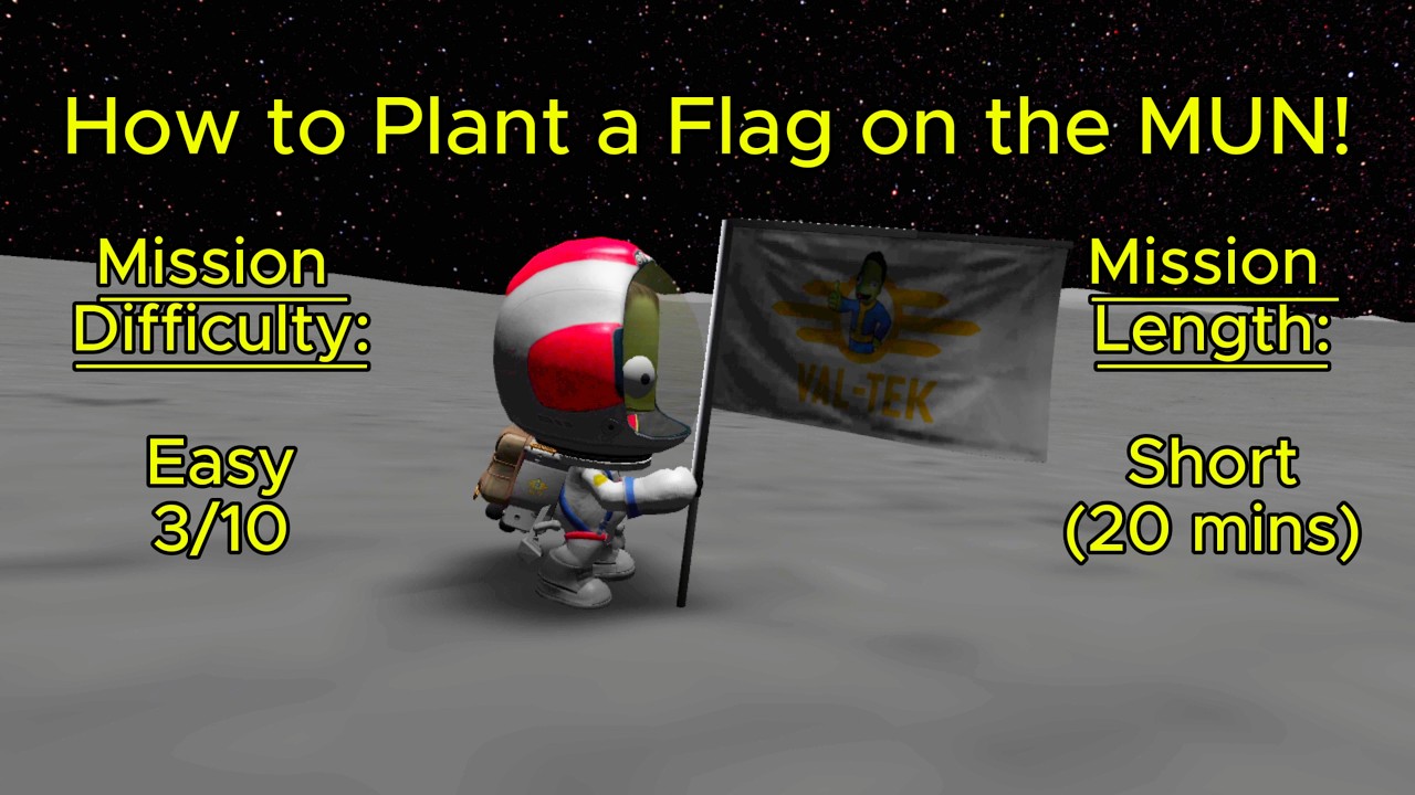 How to do your FIRST Mun Mission in Kerbal Space Program! - YouTube