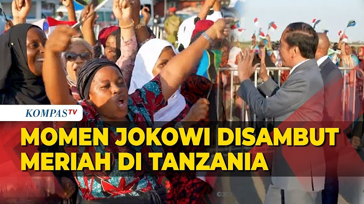 Momen Presiden Jokowi Disambut Meriah dengan Tarian Suku saat Tiba Dar es Salaam, Tanzania