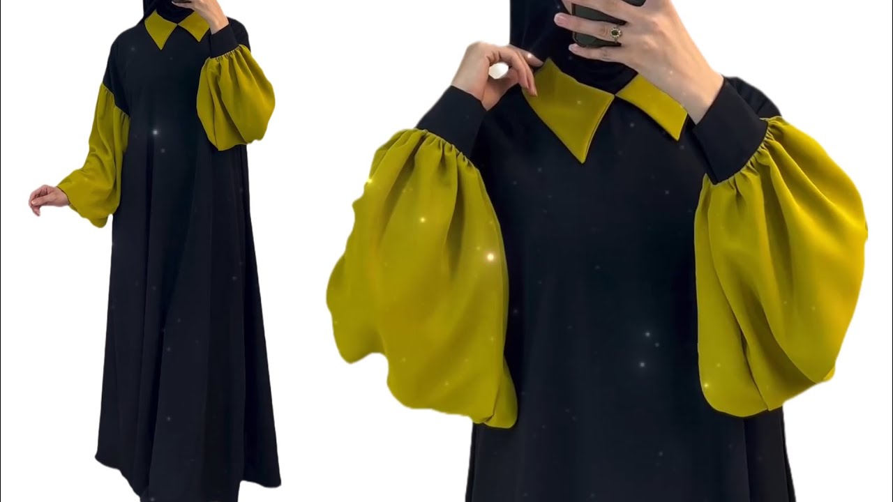 عباية  بكول و تكريشات على الكم🪡✂️