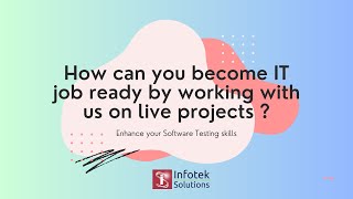 Famous How can you become IT job ready by working with us on live projects? Software Testing Training Net Worth
