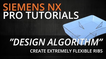 Siemens NX Pro Tutorial - how to create extremely flexible ribs using the feature pattern