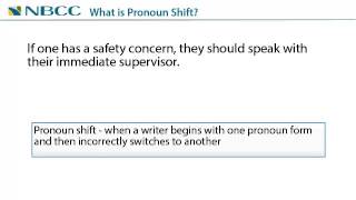 Pronoun Shift