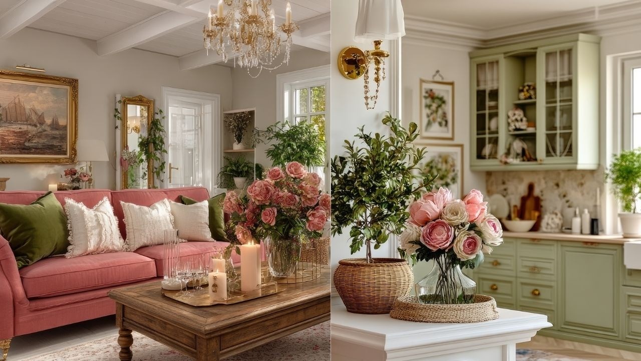 This Cozy pink French Country Style Will Make You Fall in Love with Your Home
