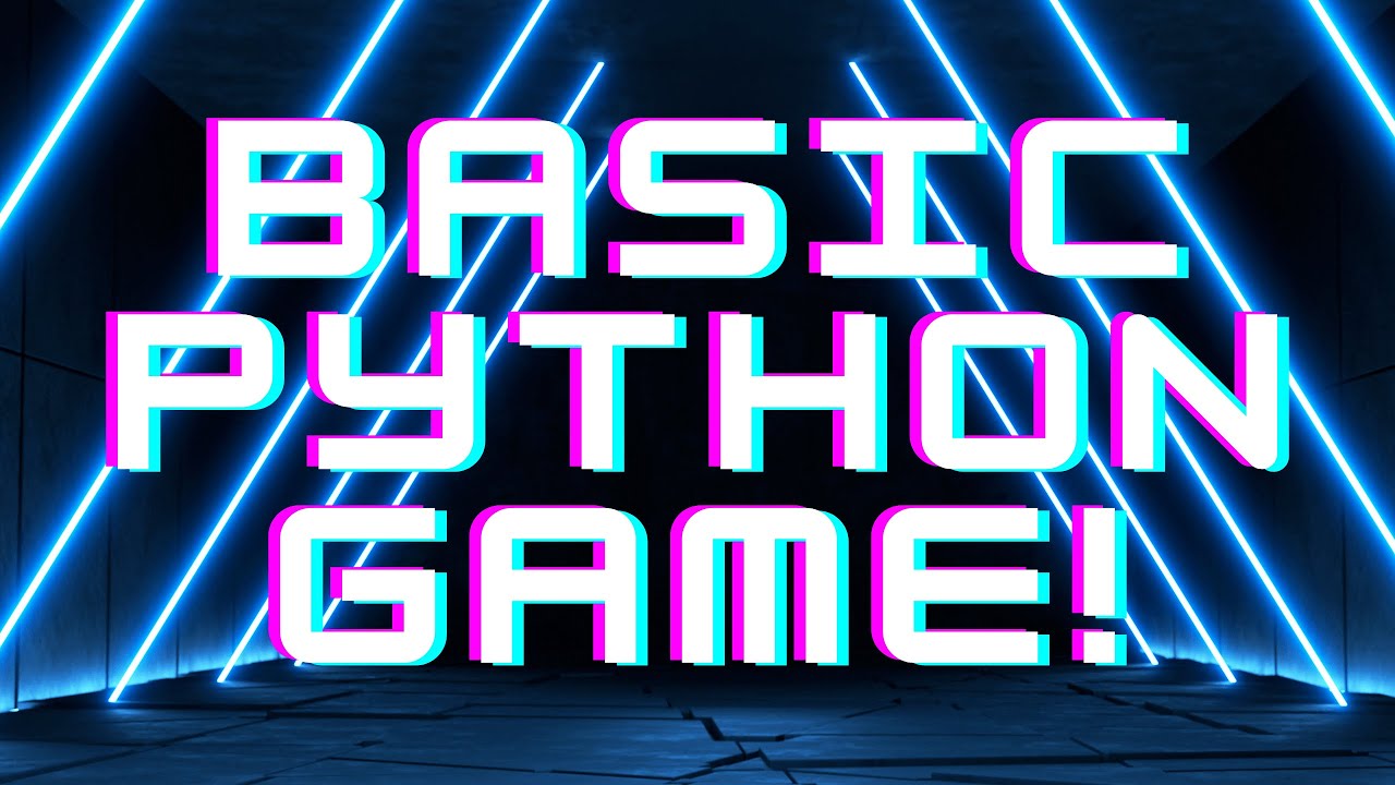 How to make a basic game in python + snake checkout! - YouTube