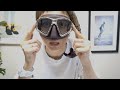 【商品紹介】長く潜るためのスノーケルセット - フリーダイビング用マスク (ユニセックス) Freediving mask and snorkel