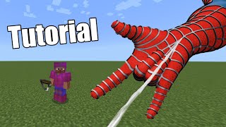 How to Make Spider-Man's Web Shooter in Minecraft [No Mods]