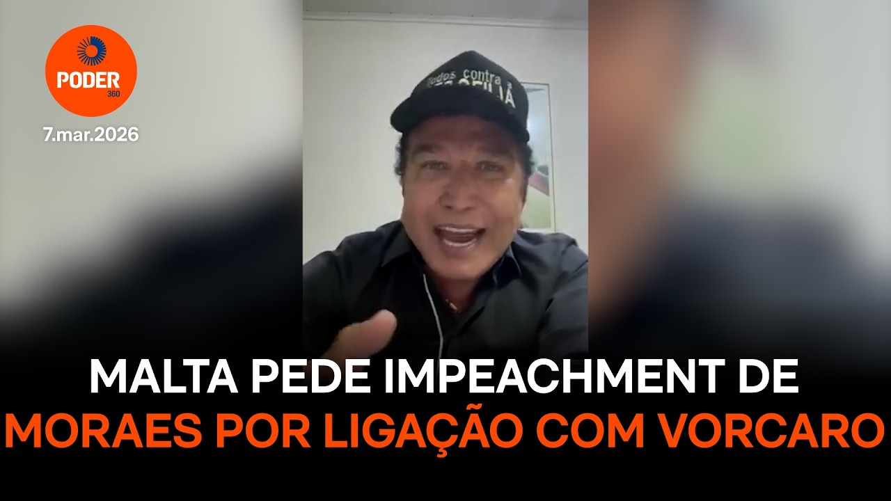 Magno Malta pede impeachment de Moraes por ligação com Vorcaro