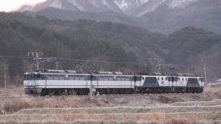 今年のEF64 4重連は0番台+0番台+1000番台+1000番台!