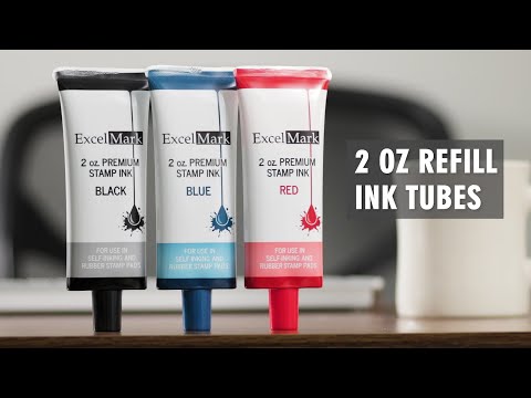 Black 2oz Self Inking Refill Ink