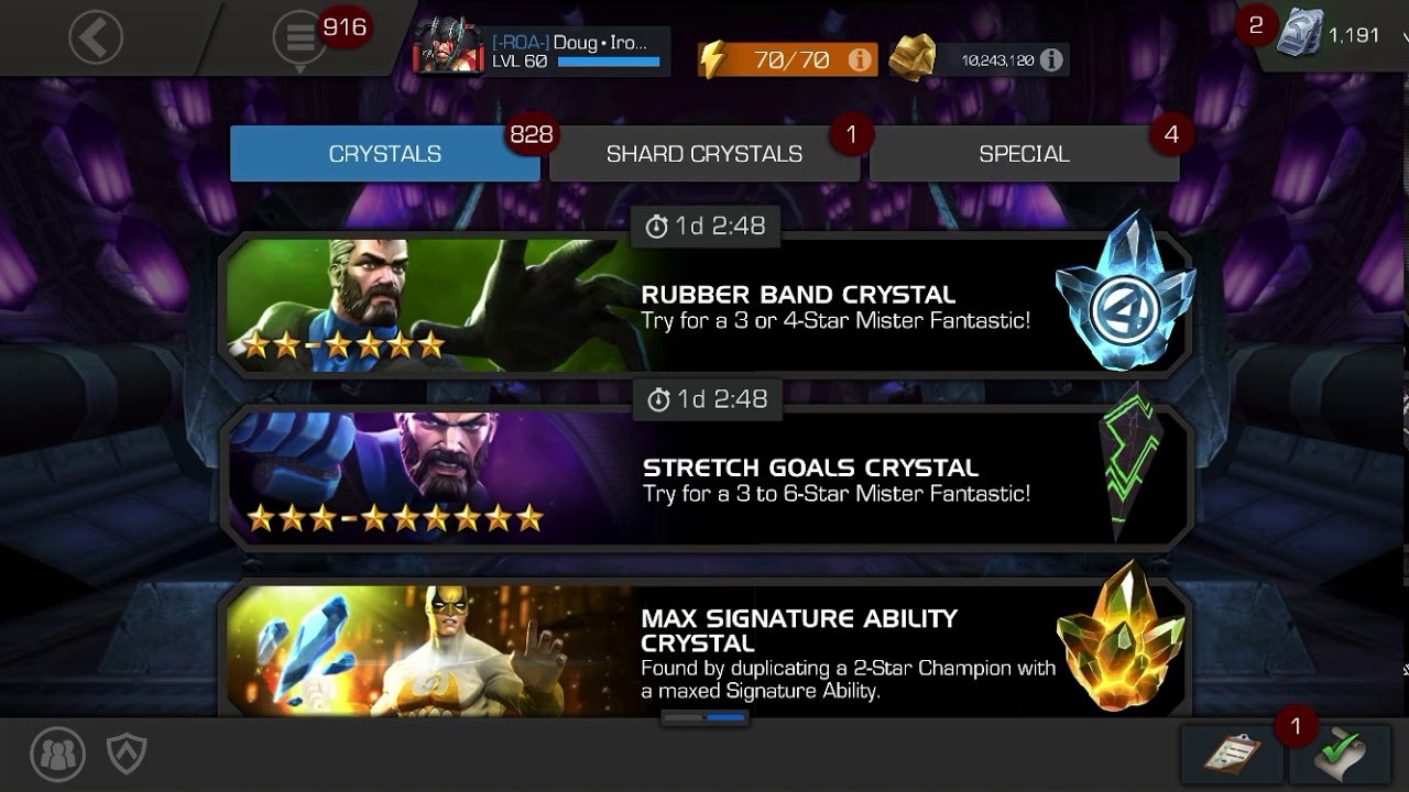 Opening over 200 Map 6 crystals! Marvel Contest of Champions