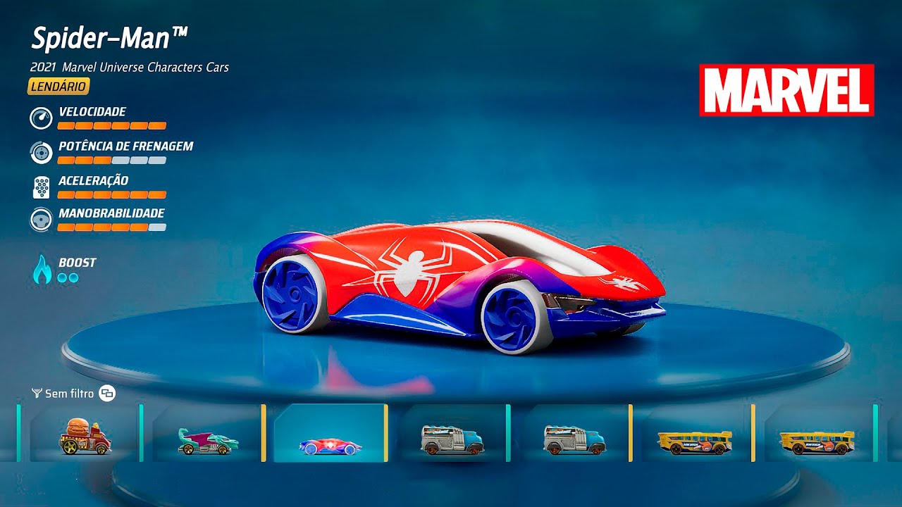 Hot wheels Unleashed com Carro Homem-aranha | Jogo de carros - YouTube