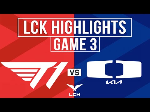 T1 vs DK Highlights Game 3 | LCK 2024 Summer | T1 vs Dplus Kia