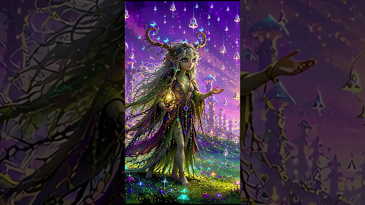 ACID TECHNO RAVE 2026 | 144 BPM Kaleidoscopic 303 | Forest of Rooted Stars #fantasy #fantasyvisuals
