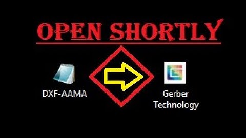 How to open DXF/AAMA/ASTM file in Gerber Shortly
