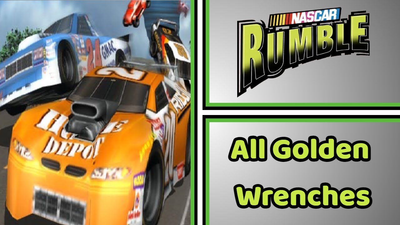 NASCAR Rumble | All Golden Wrenches Locations