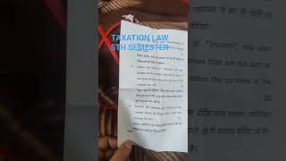 #rmlauexam #llb #taxationlaws #5thsemexam #judiciary #advocate #judge #31january