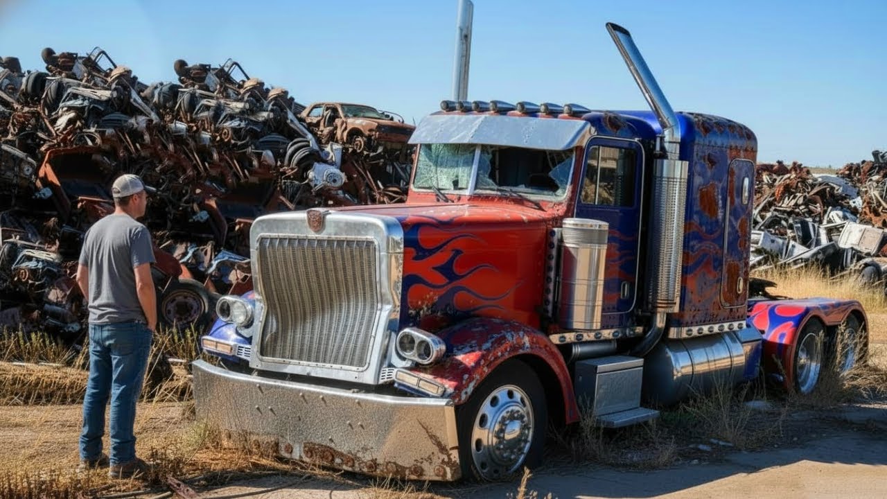 Este Hombre Encuentra A Optimus Prime Abandonado Y Lo Restaura - Historia IA