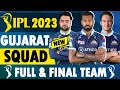 Gujarat Titans 2023 Squad | Gujarat IPL 2023 Team | IPL 2023 Squad GT Players List