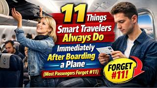 11 Things Smart Travelers Always Do Immediately After Boarding a Plane (Most Passengers Forget #11)