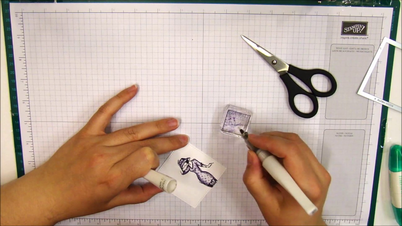 Einen Jahreskalender basteln mit Stampin Up Produkten - Januar - YouTube