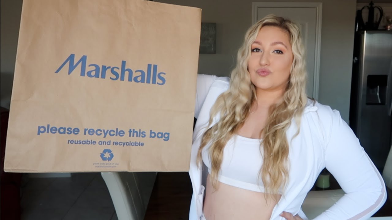 WORKOUT CLOTHING HAUL & TRY ON MARSHALLS Laken Hughes YouTube