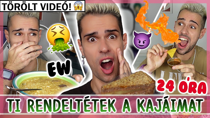 $ 24 ÓRÁIG AZT ETTEM AMIT TI RENDELTETEK *törölt videó😱* $