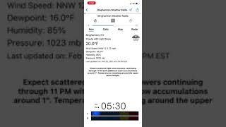 2 snow squall warnings 2/20/21 (EAS #14 15)