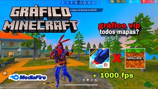 How to add Minecraft graphics to Free Fire (updated Android and PC) - More FPS and Less Lag ✅ screenshot 5